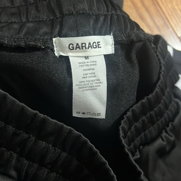 Garage Track suit 2 piece sweatpants and zipper jacket Size Medium black purple - Picture 11 of 12